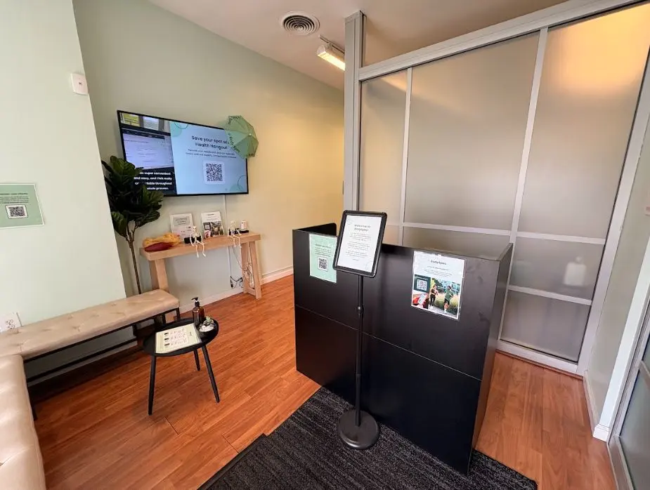 DEXA scanner in the BodySpec Palo Alto scan room