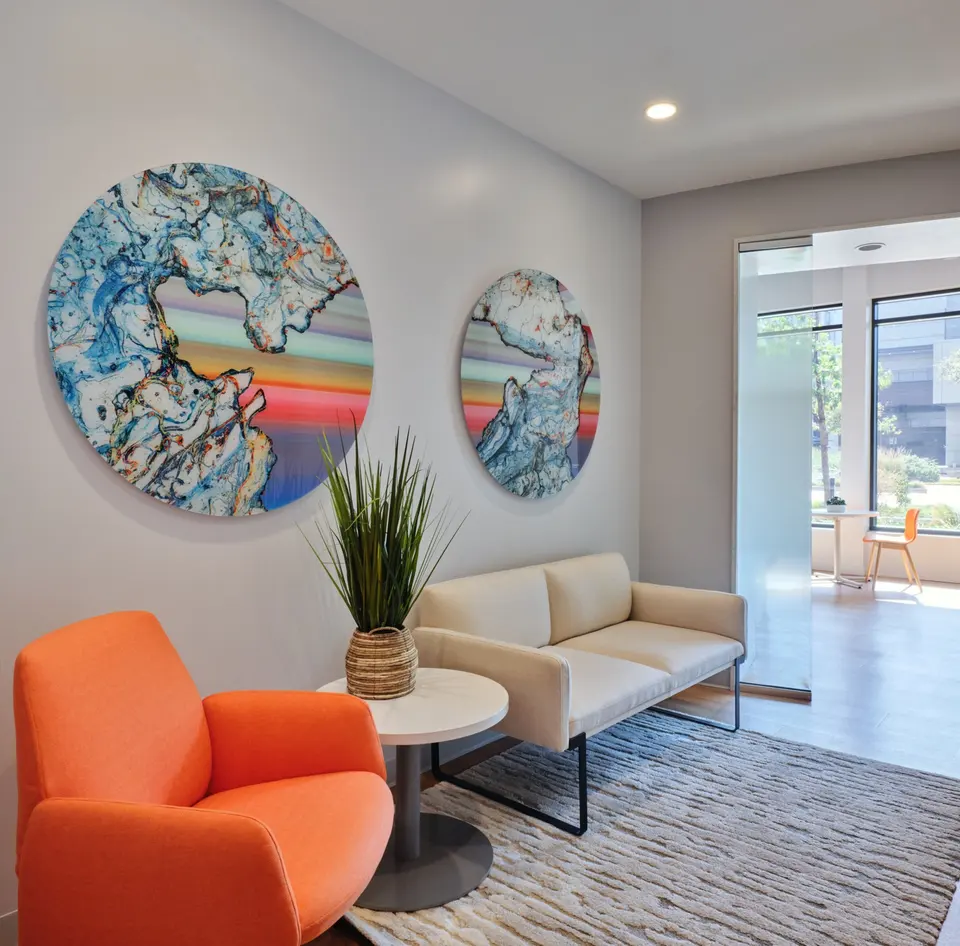 Waiting area at Humanaut Health Austin