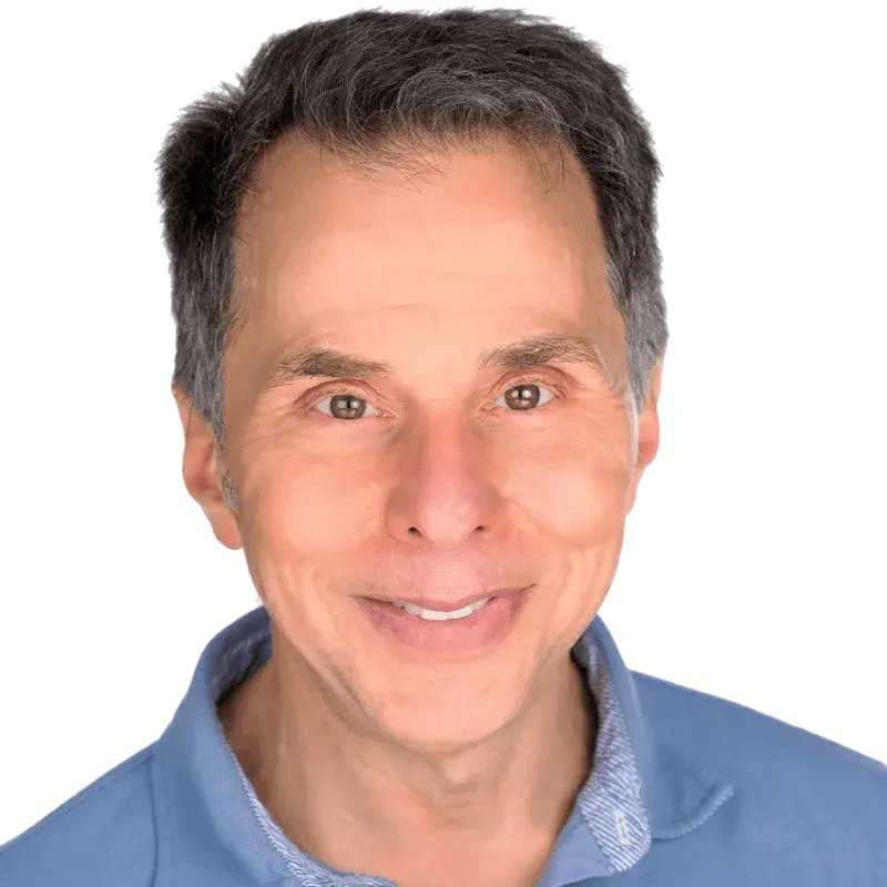 Headshot of Dr. Primas on a white background